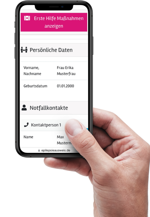 DENA-App auf dem Mobil-Telefon DENA-App auf dem Mobil-Telefon
